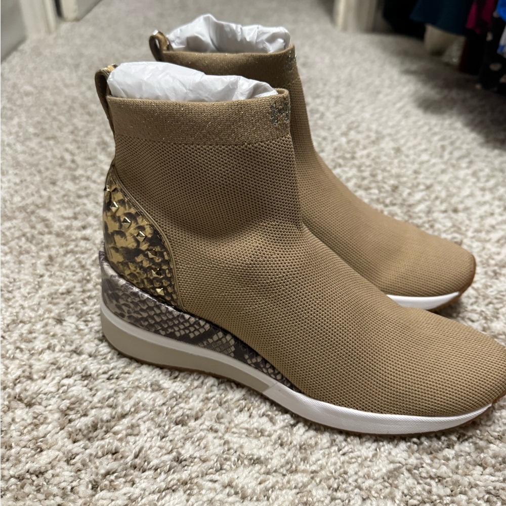 Michael Kors Tan Athletic Shoes